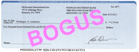 Ben Carson Bogus Check 2