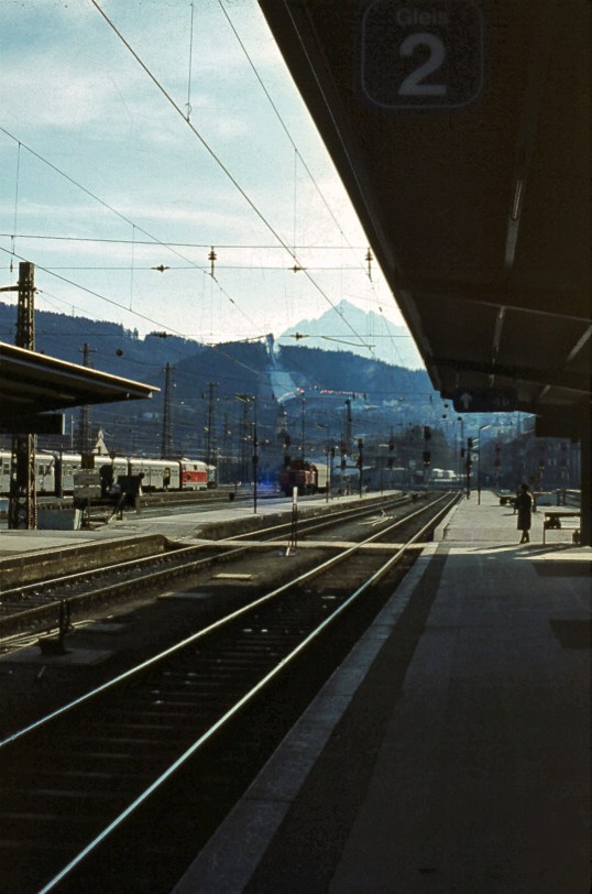 Innsbruck - Olympic Stadium from Train Station