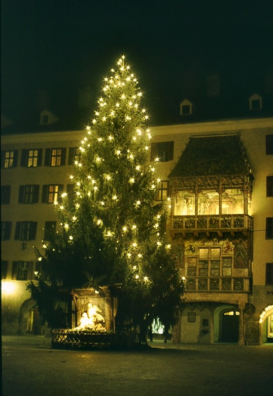 Innsbruck - Goldenes Dachl at Christmas