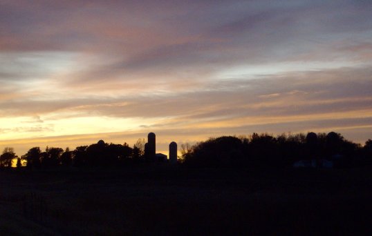 Farm Sunset - North Dakota