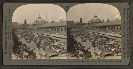 Quincy_Market_and_Faneuil_Hall,_Boston,_Mass._U.S.A,_by_Keystone_View_Company
