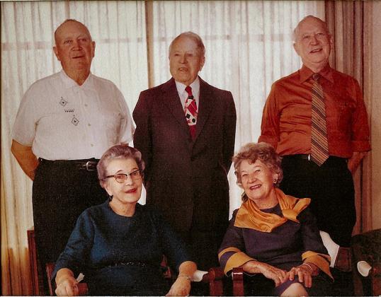 Frances, Lucille, Bill & Vic Rogers with Leo Marshall