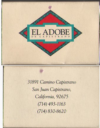 El Adobe San Juan Capistrano