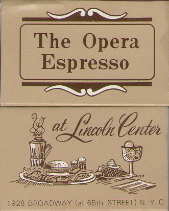 Opera Espresso Lincoln Center