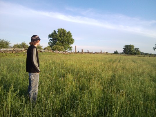 20090518 - Michael Contemplates Gettysburg