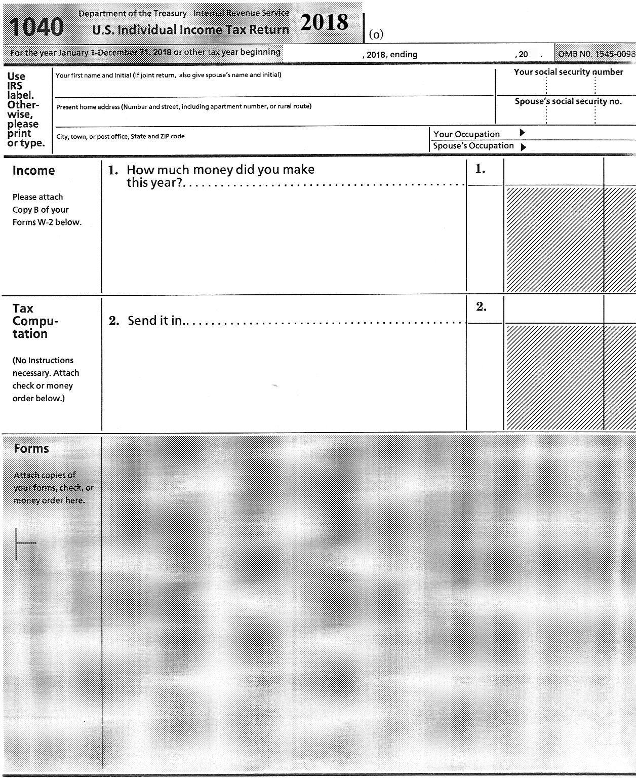 2018 Tax Form